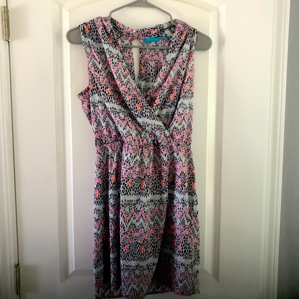 Tori Richard Printed dress- Silk